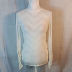 NFL Team Apparel Sheer Mesh Top